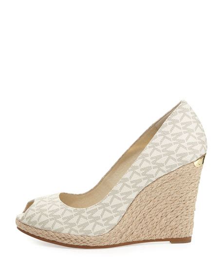 michael kors keegan wedges gold|michael kors wedges on sale.